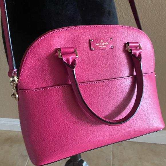 Kate Spade Hot Pink Satchel with wallet - Picture 3 of 12